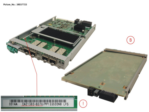 DX500/600 S3/8700 S2 CA FC16G 4P WO SFP