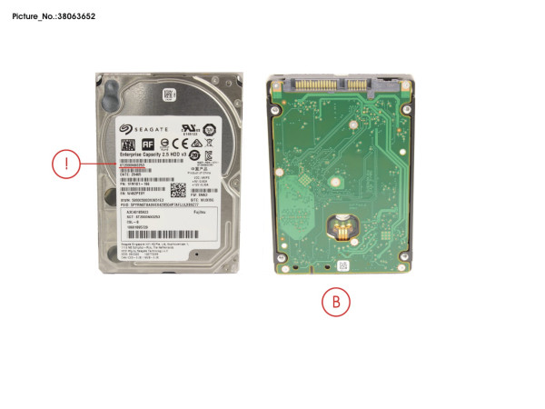 HD SATA 6G 2TB 7.2K 512E HOT PL 2.5" BC