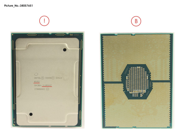 CPU XEON GOLD 6152 2,1GHZ 14,0" W