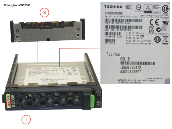 SSD SAS 12G 800GB MAIN 2.5' H-P EP