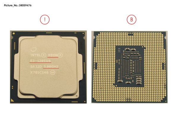 CPU XEON E3-1205V6 3.0GHZ 65W