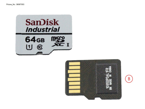 MICROSD CARD 64GB FOR IRMC S6