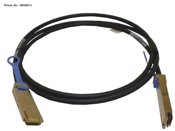 QSFP+ PASSIVE TWINAX CABLE FUJITSU 2M