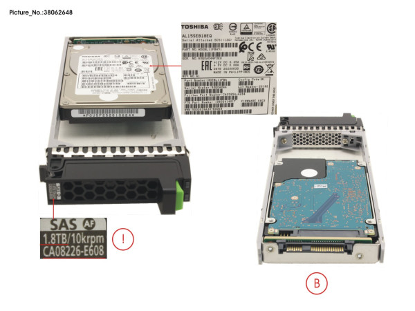 DX HD DRIVE 2.5' 1.8TB 10K