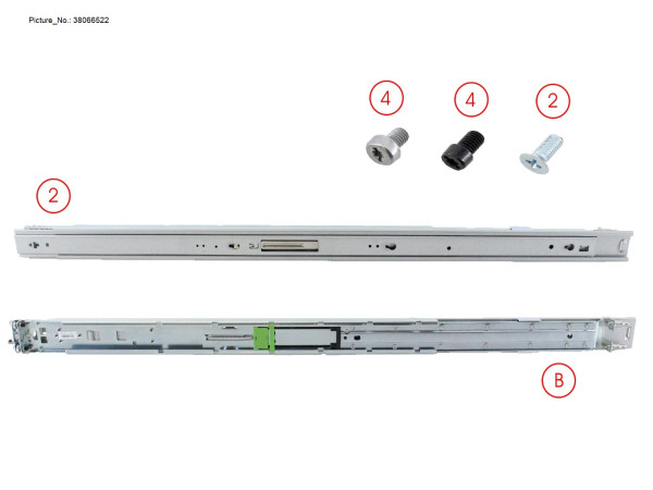 RAIL KIT-FRICTION TYPE