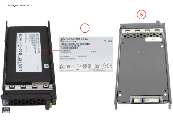 SSD SATA 6G 1.92TB MU SFF SLIM