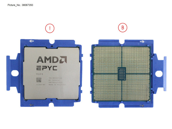 EPYC 9355 32C 3.40GHZ 280W