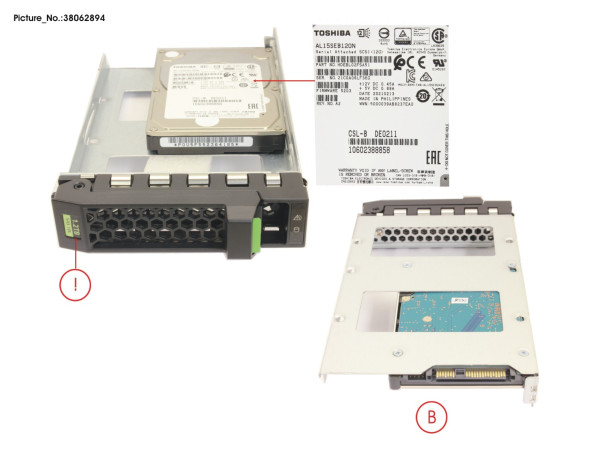 HD SAS 12G 1.2TB 10K 512N HOT PL 3.5' EP