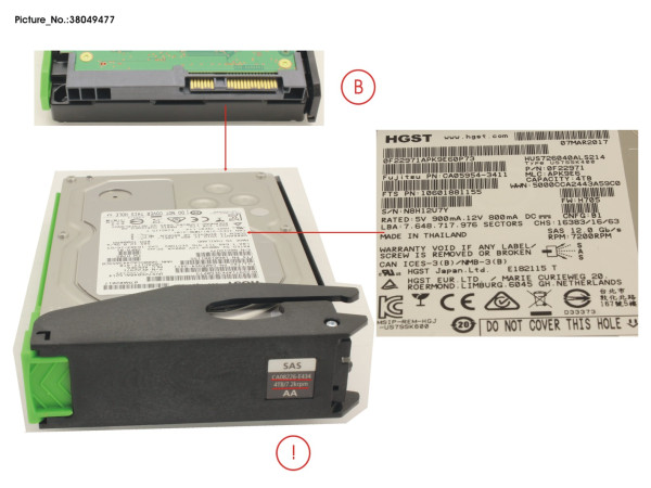 DX S4 HDDE HD DRIVE 4TB 7.2K