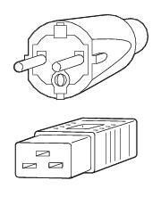 Power cord 16A IEC320 C19->CEE 7/7