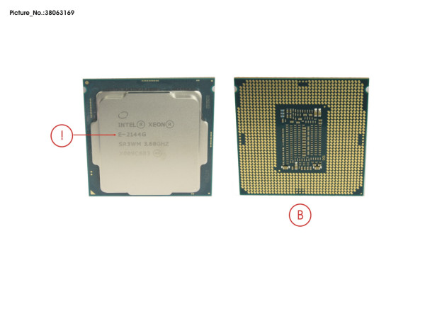 CPU XEON E-2144G 3.6GHZ 71W