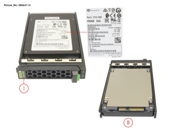 SSD SAS 12G WI 800GB IN SFF SLIM