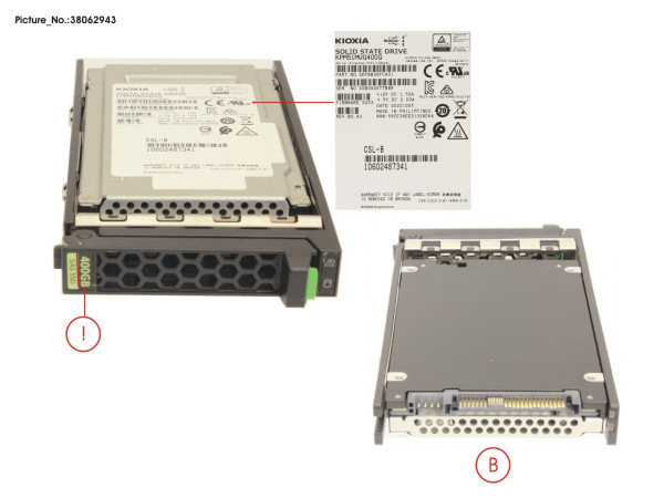 SSD SAS 12G 400GB WRITE-INT. 2.5' H-P EP