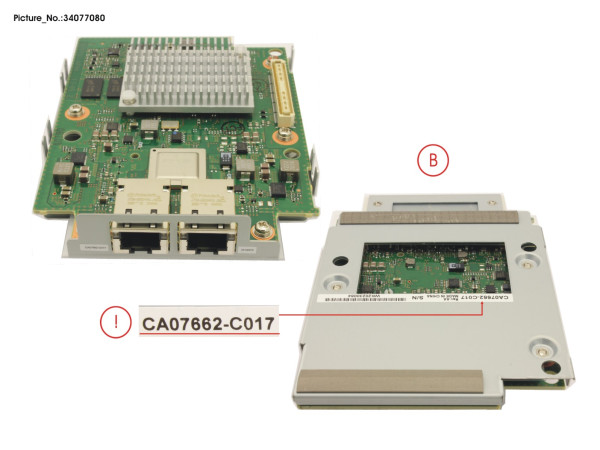 DX ENTRY CA ISCSI 2P 10G BASE-T