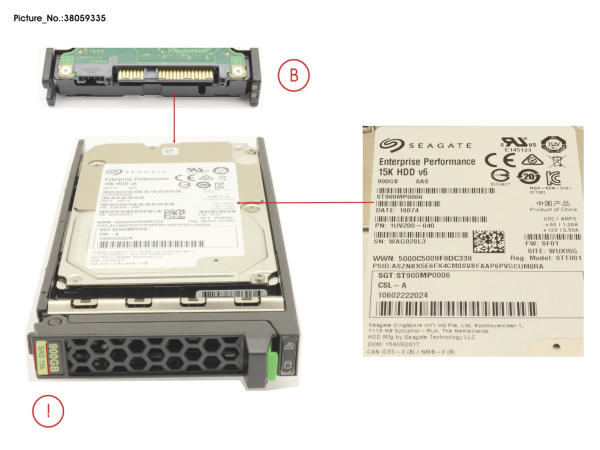 HD SAS 12G 900GB 15K HOT PL 2.5' EP