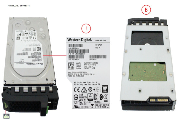 HD SED SAS 12G 8TB 7K2 512E HOT PL LFF B