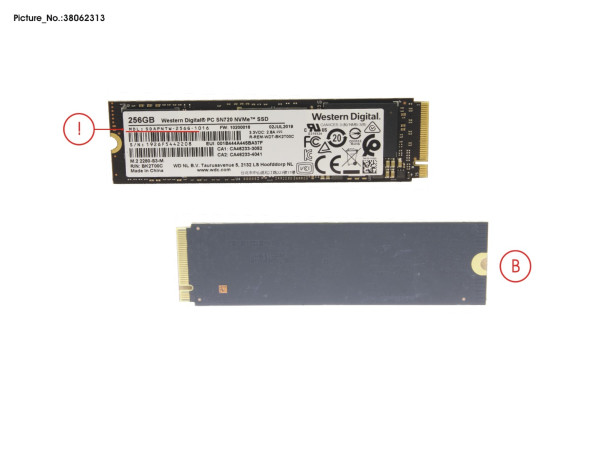 SSD PCIE M.2 2280 256GB