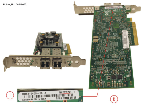 QLE2672 DUAL PORT 16GB FCC