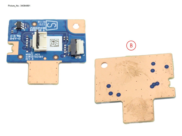 SUB BOARD, FNGERPRINT SEC-BIO