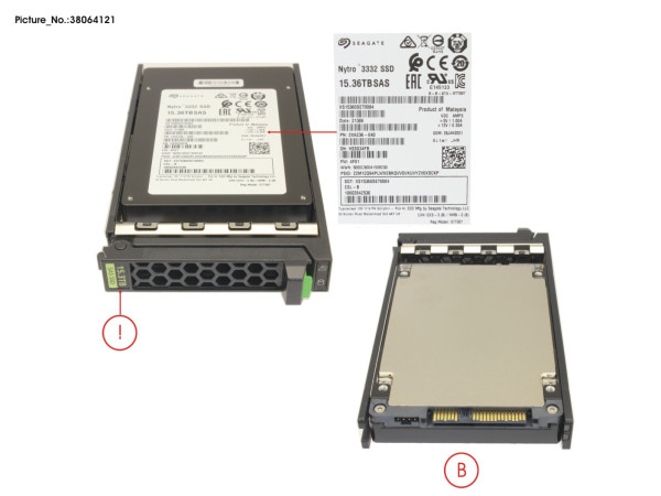 SSD SAS 12G RI 15.36TB IN SFF SLIM