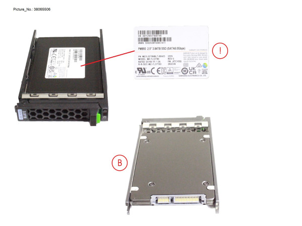 SSD SATA 6G RI 3.84TB SFF FOR NUTANIX