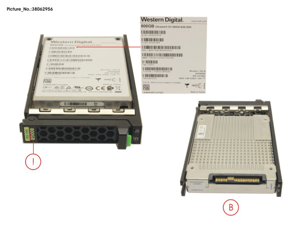 SSD SAS 12G 800GB MIXED-USE 2.5' H-P EP