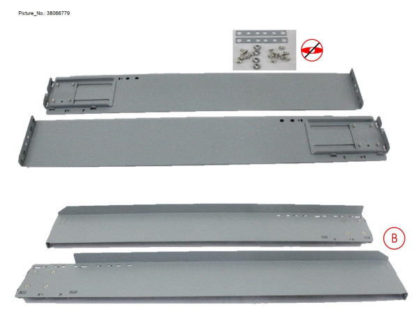 RAIL KIT FOR SAS DE