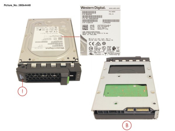 HD BC-SATA 6G 4TB 7K2 512N HOT PL LFF