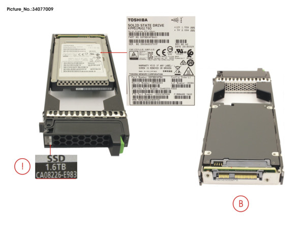DXS3 MLC SSD 2.5' 1.6TB X1