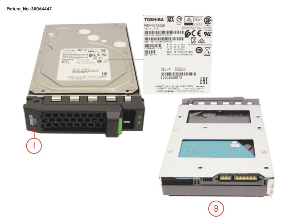 HD BC-SATA 6G 2TB 7K2 512N HOT PL LFF