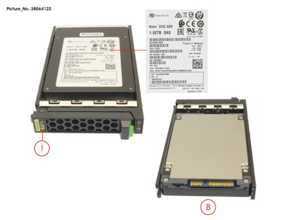 SSD SAS 12G RI 1.92TB IN SFF SLIM