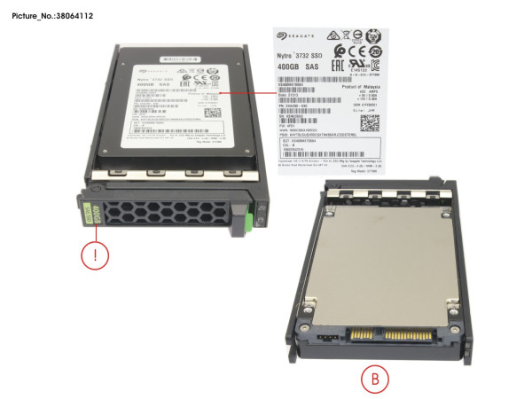 SSD SAS 12G WI 400GB IN SFF SLIM