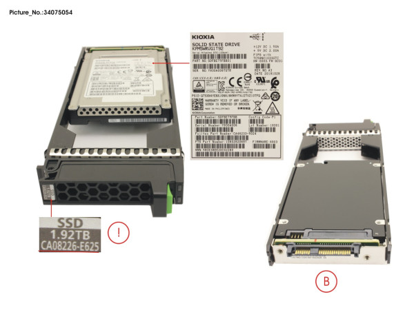 DX/AF FIPS SSD SAS 2.5" 1,92TB 12G
