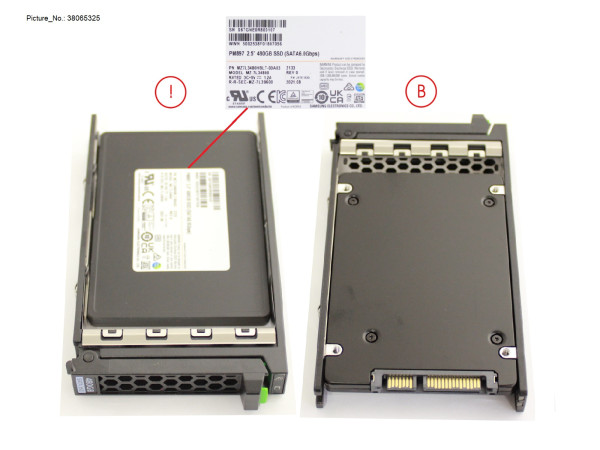 SSD SATA 6G 480GB MU SFF