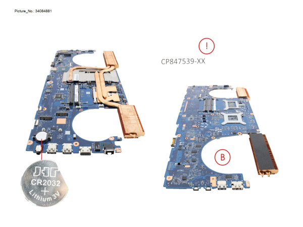 MB ASSY I7-8850H N18E-Q1 P3200 (PRVD)