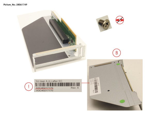 1U RISER A (L) AFTER EC