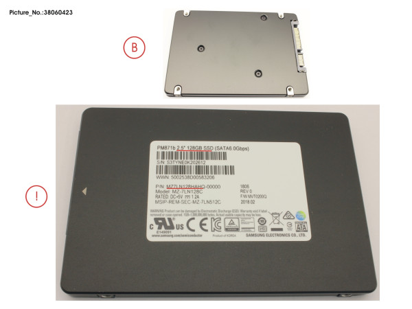 SSD S3 128GB 2.5 SATA (7MM)