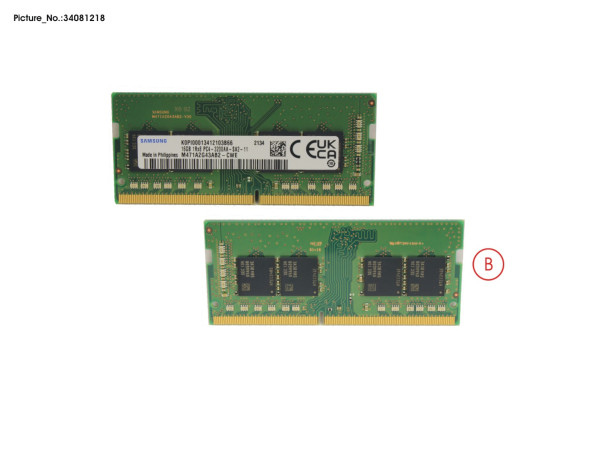 MEMORY 16GB DDR4-3200