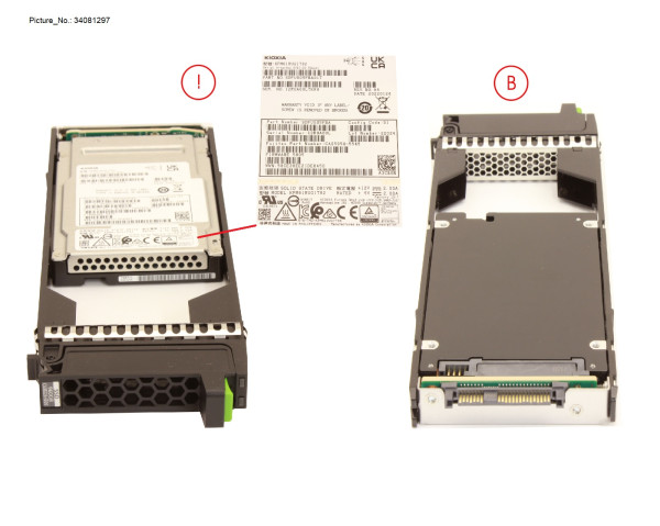 DX S3/S4 SSD SAS 2.5' 960GB 12G