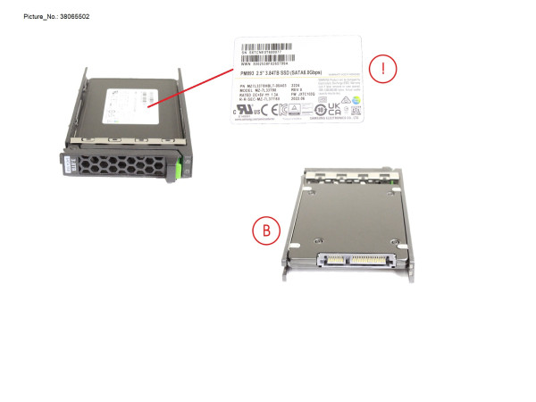 SSD SATA 6G RI 3.84TB SFF FOR NUTANIX