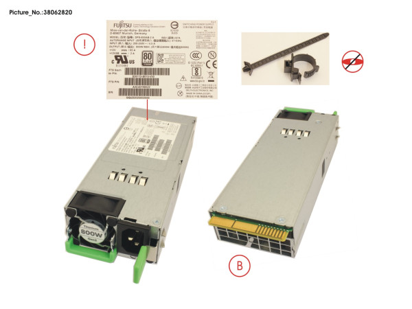 MODULAR PSU 800W TITANIUM HP