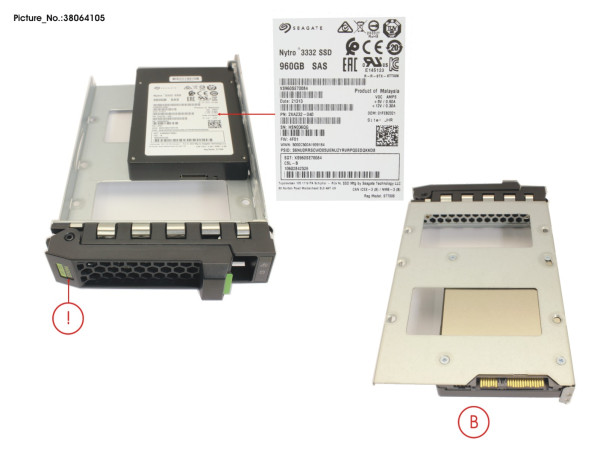 SSD SAS 12G RI 960GB IN LFF SLIM