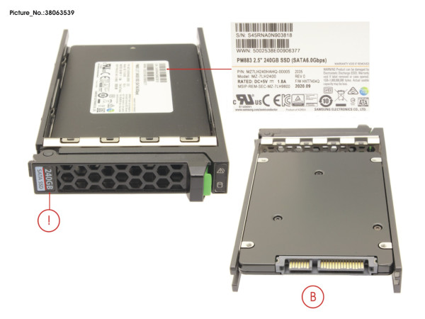 SSD SATA 6G RI 240GB IN SFF SLIM