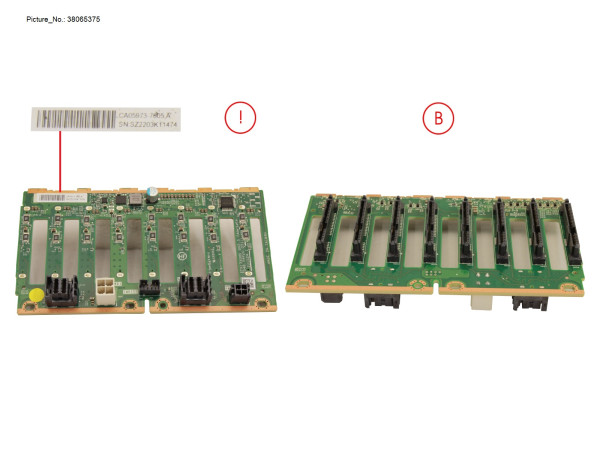 8X2.5 SAS/SATA HDD BP