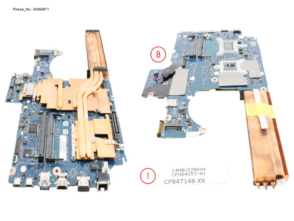 M/B Assy RTX3000 + Core i9-10885H (PRVD)