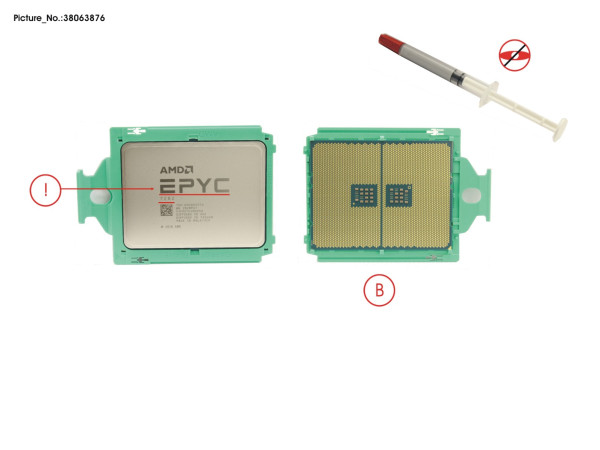 CPU AMD EYPC 7282 2.8GHZ 16CORE 120W (2P