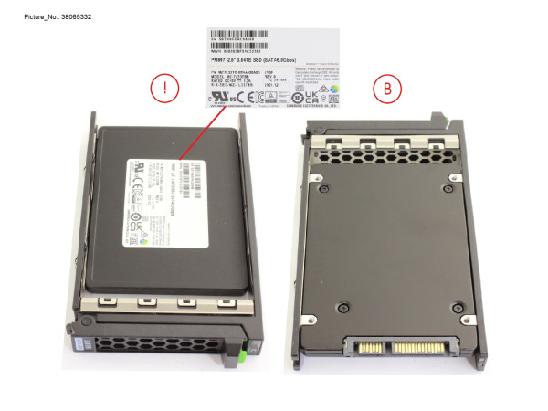 SSD SATA 6G 3.84TB MU SFF