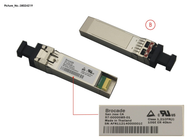 SFP+ SM 10GB ER UP TO 40KM OVER SMF