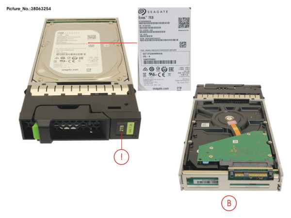 JX40 S2 3.5 2TB 7K2 SAS