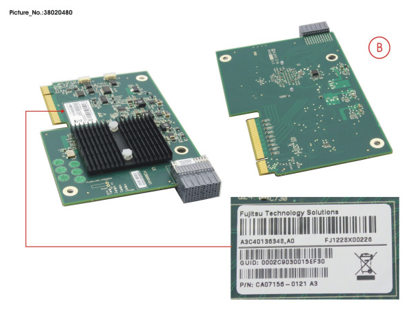 PY IB CX3 MEZZ CARD 56GB 2 PORT